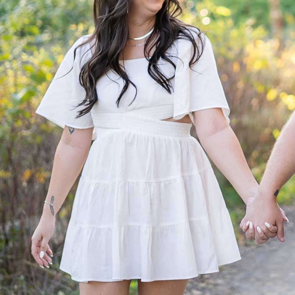 White Mini Dress